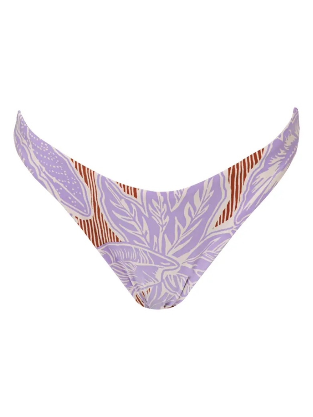 Maaji Lavander Wisteria Splendour Regular Rise Thin Side Bikini Bottom NWOT